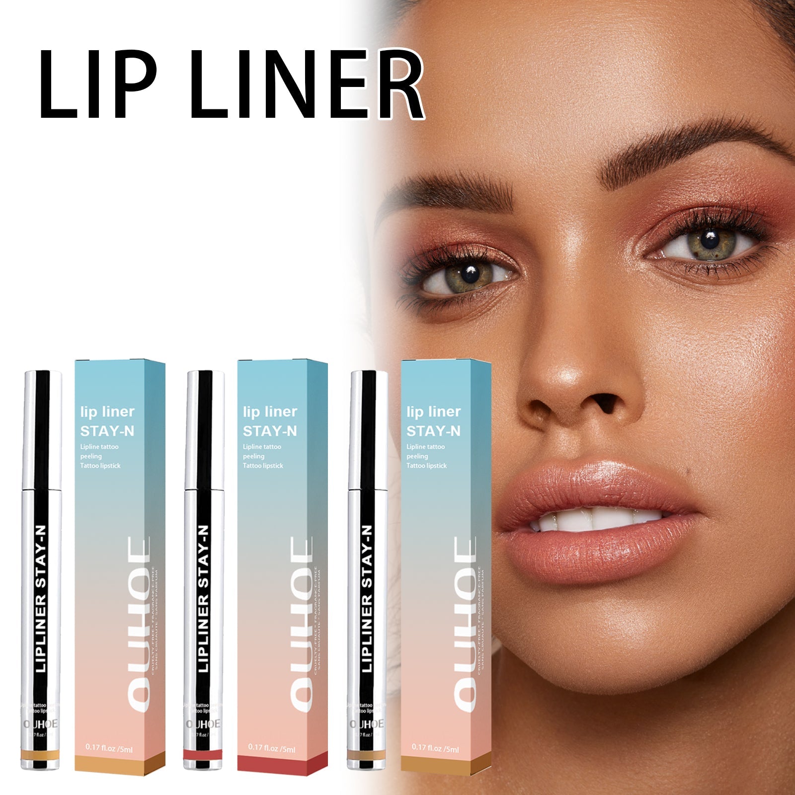 Peel-off Lip Liner Burgundy