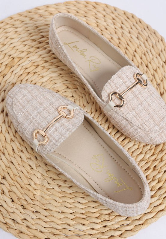 Drairi Horsebit Detail Tweed Loafers