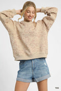 Coin Stamp Print Sweatshirt