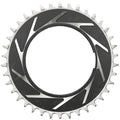 SRAM XX SL Eagle T-Type Thread Mount Chainring - 38t 12-Speed Thread Mount  For XX SL PM Spider 3mm Offset Aluminum BLK/Silver