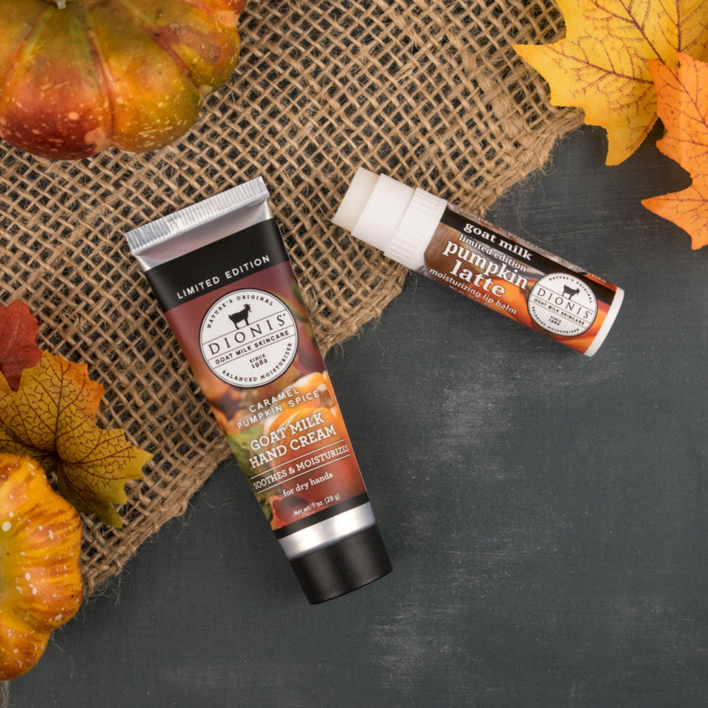 Dionis Pumpkin Latte Lip & Hand Cream Set