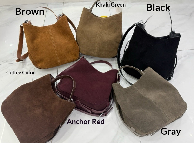 Genuine Leather Crossbody Bag Women - Urban Minimalist Shoulder Bag