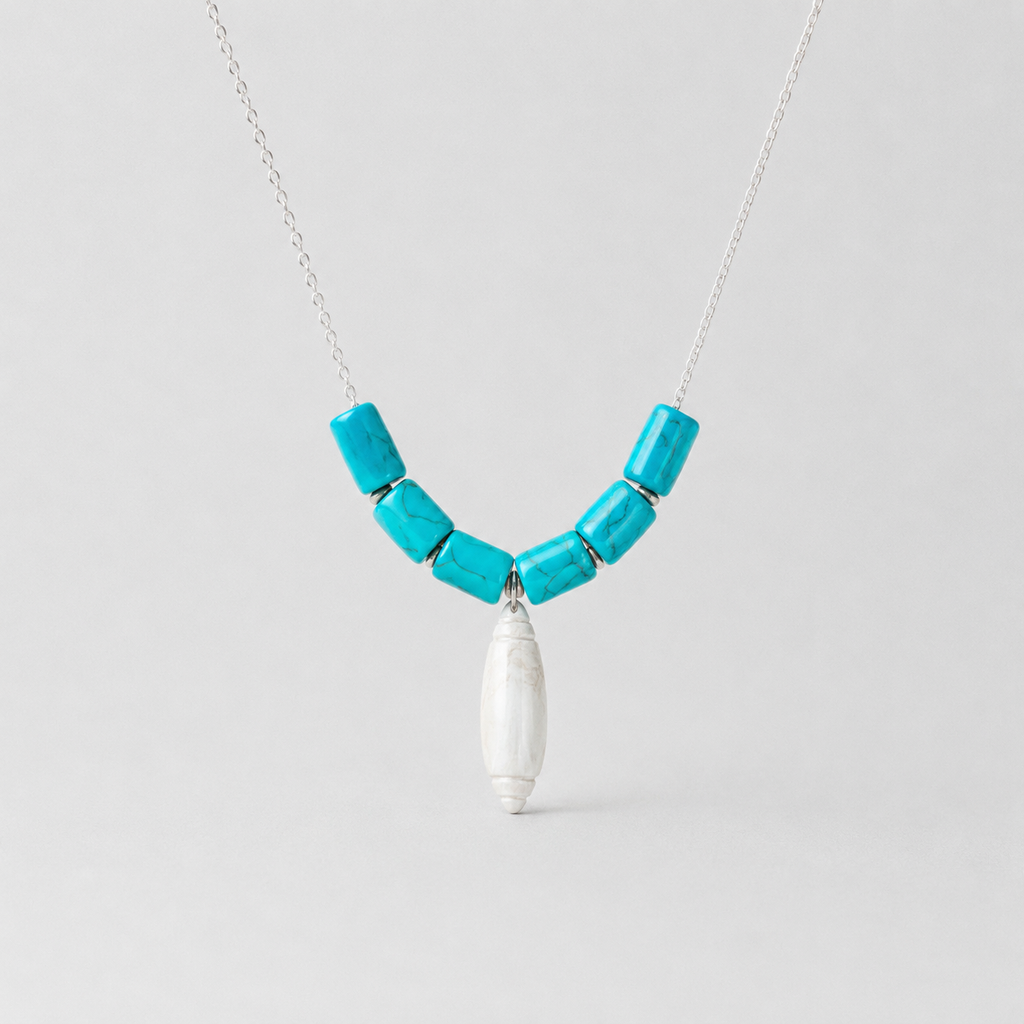Matching Necklace & Earrings Set ~ Olive Pearl