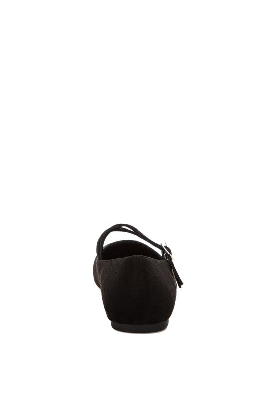 Nayela Strappy Mary Jane Flats