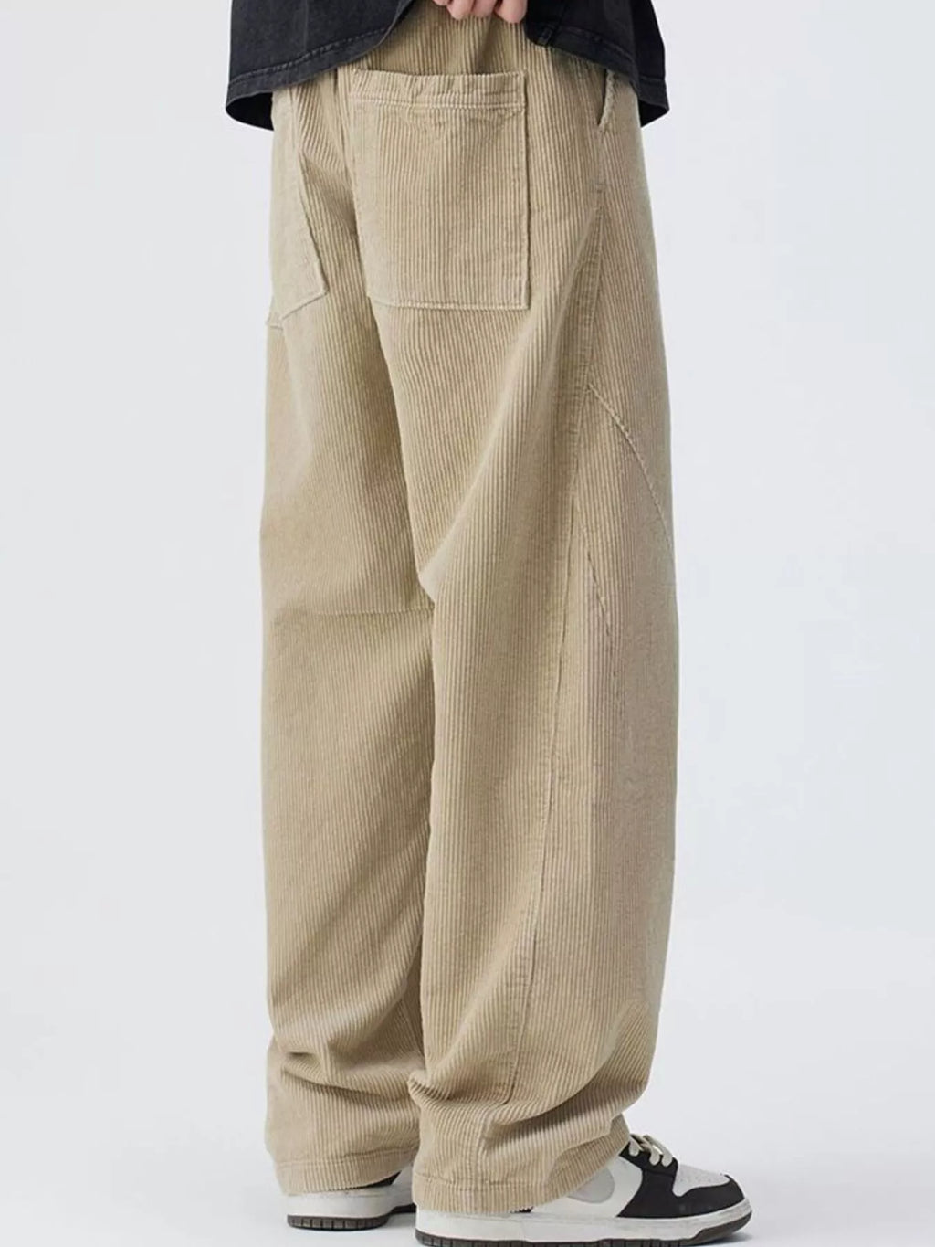 Men's Plus Size Relaxed Fit Corduroy Pants