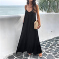Chic Monochrome Strappy Dress