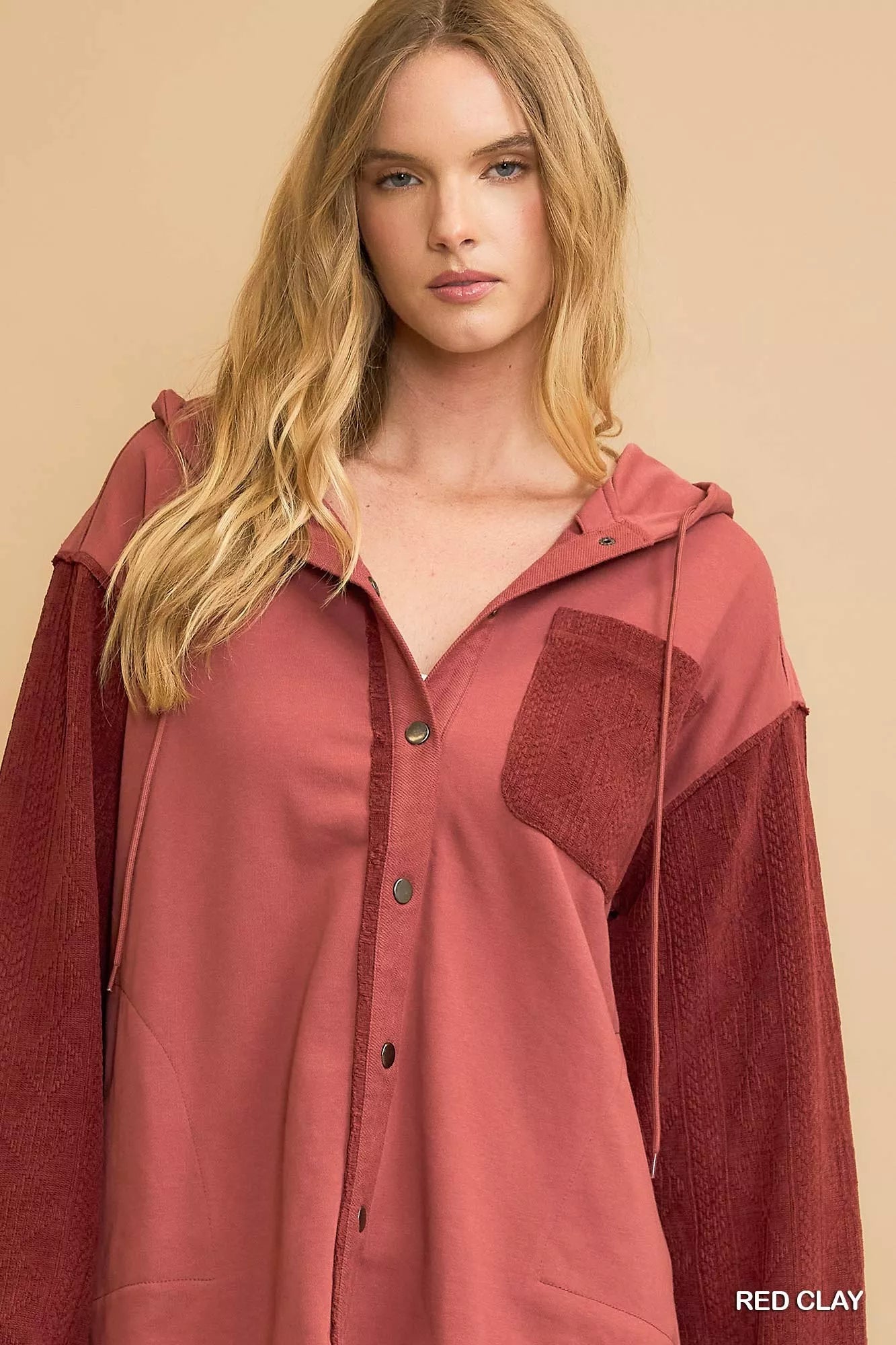 Washed French Terry Shacket
