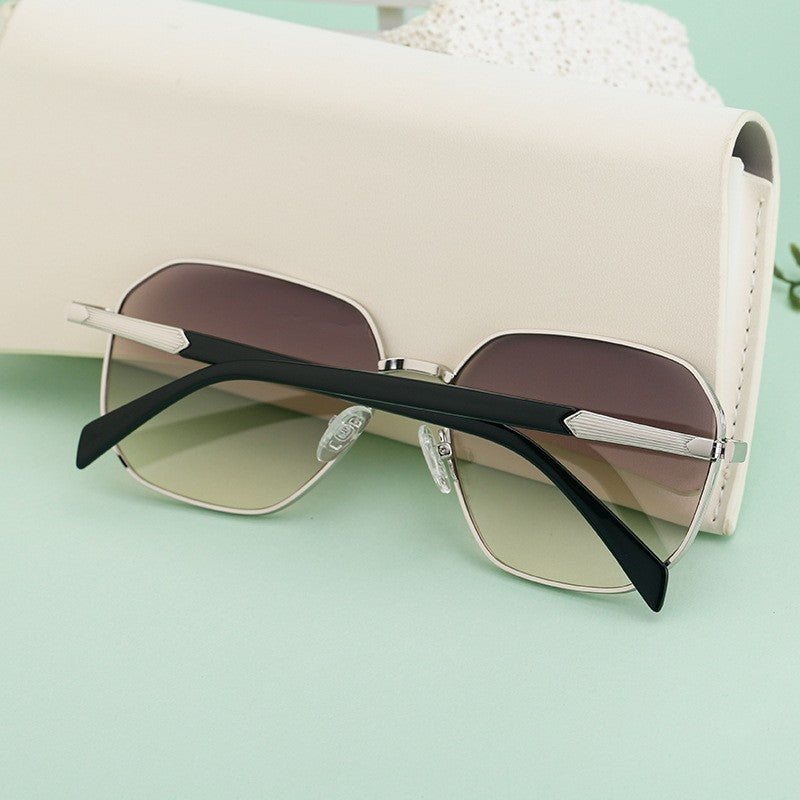 Fashion Full Square Frame UV400 Sun Protection Outdoor Sunglasses