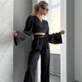 Long Sleeve Long Pants Pajama Set - Cozy Sleepwear Ensemble for Chilly Nights
