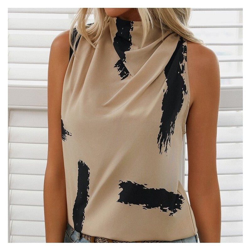 Fashionable Sleeveless Oversized Pullover Top