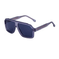 Men's Retro Acetate Square Frame Sunglasses