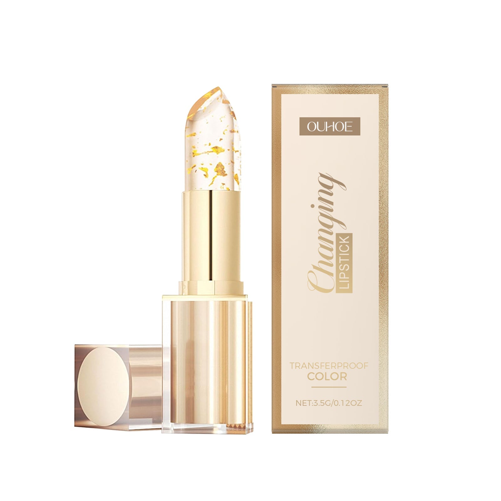Gold Leaf Color-Changing Nourishing Lipstick