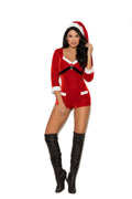Holiday Cutie - 2 Pc, Costume Includes Velvet Romper With Zipper Back Closure And Matching Hat