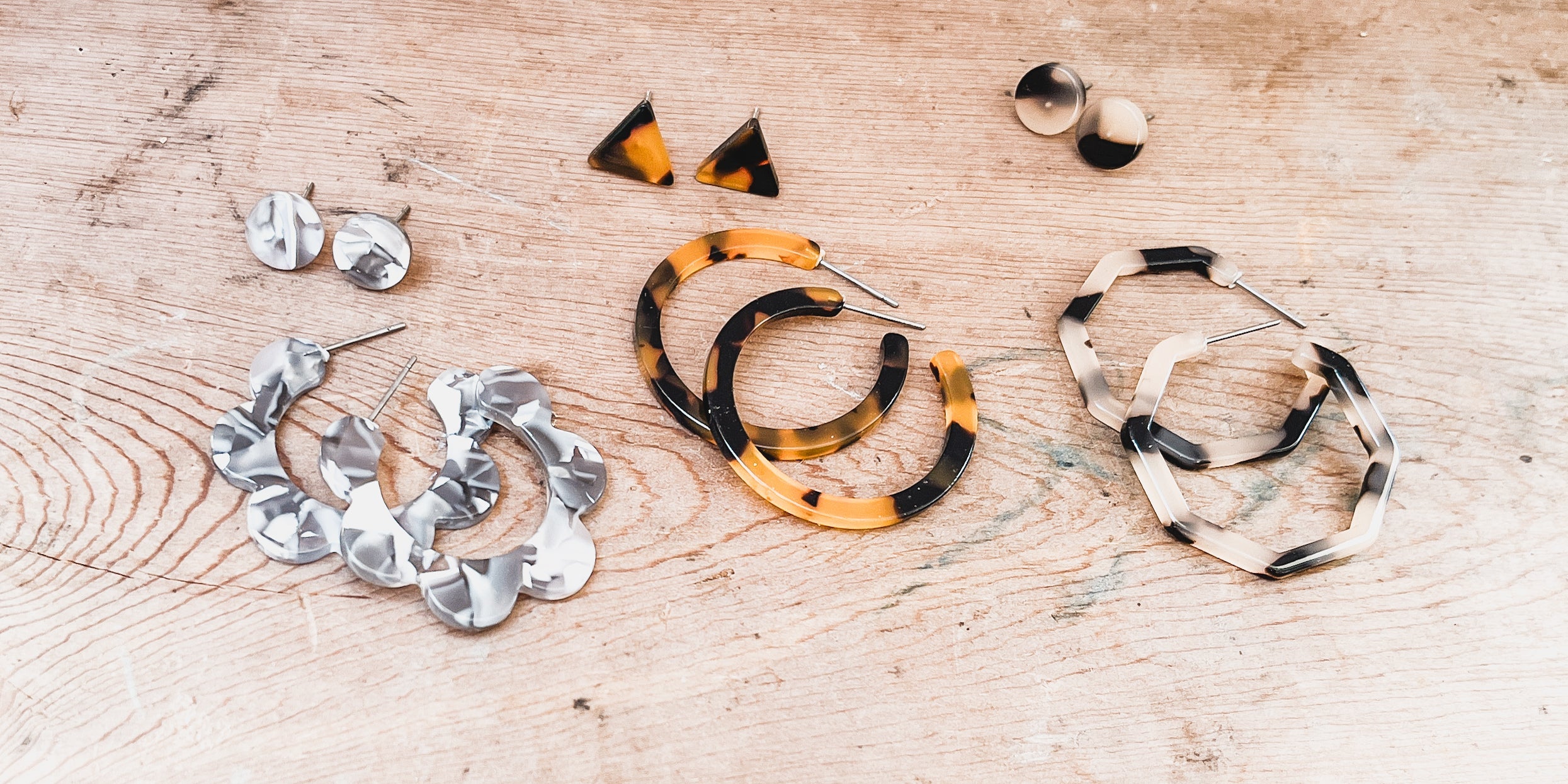 Beautiful Acrylic Earring Set