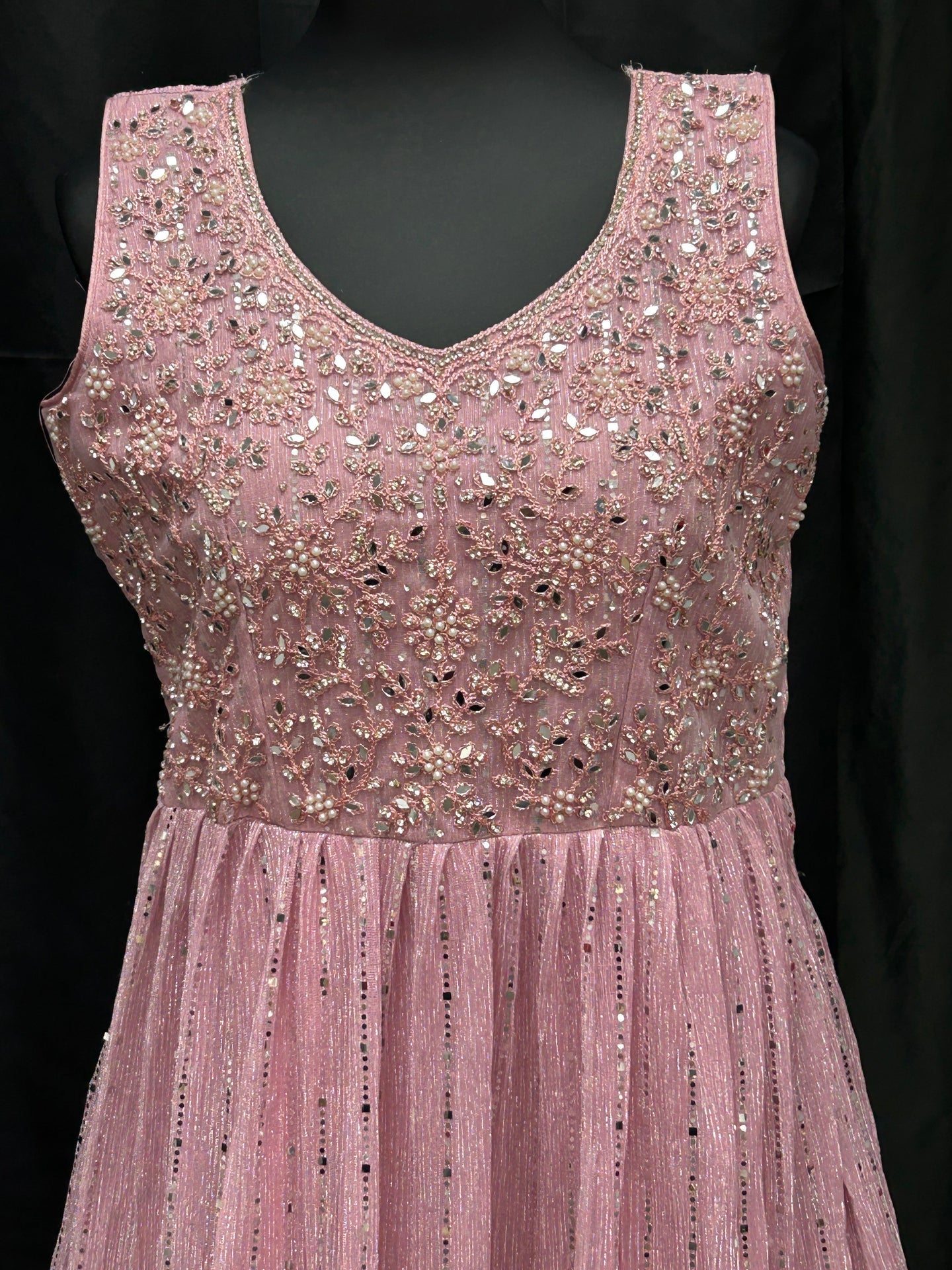 Party wear long gown : Indo western gowns for weddings and reception