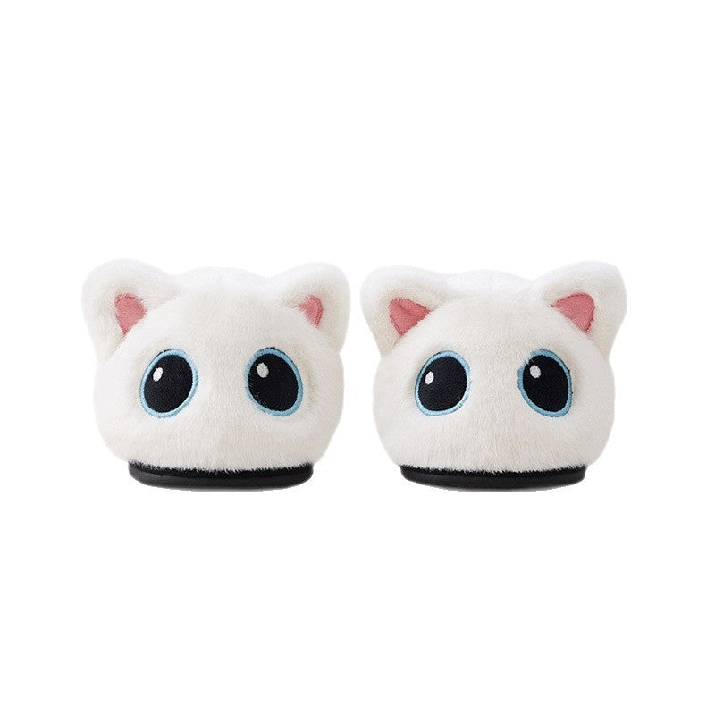 Cozy Cat Slippers with Fleece Lining - Warm Indoor House Shoes for Women & Men