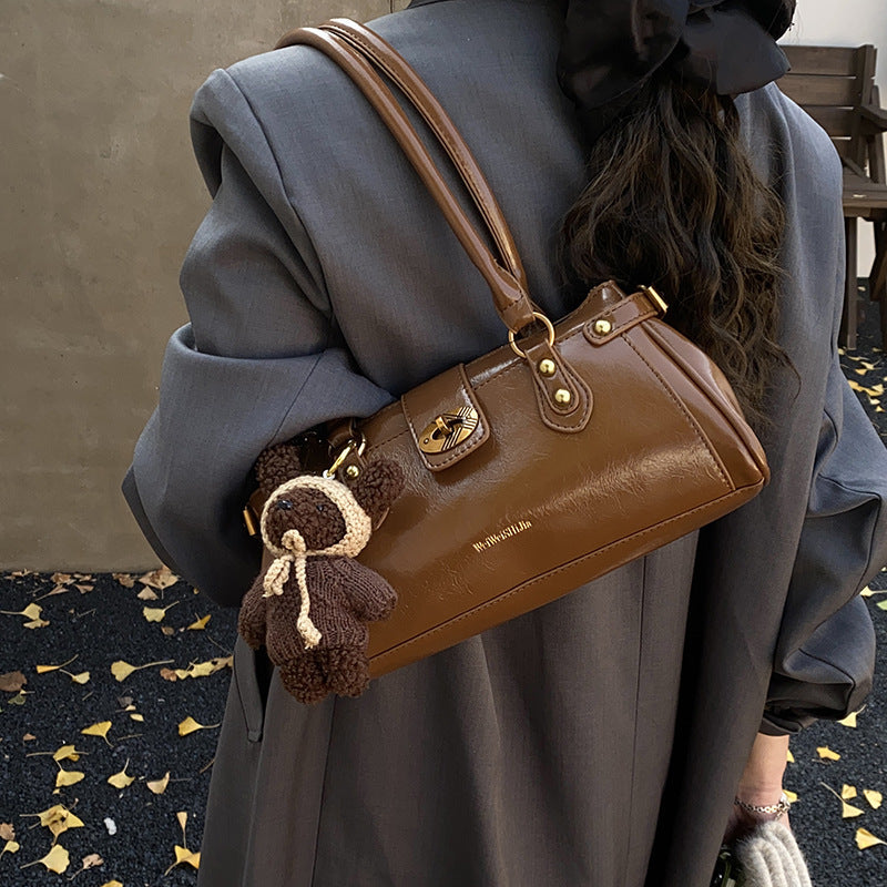 PU Leather Shoulder Bag