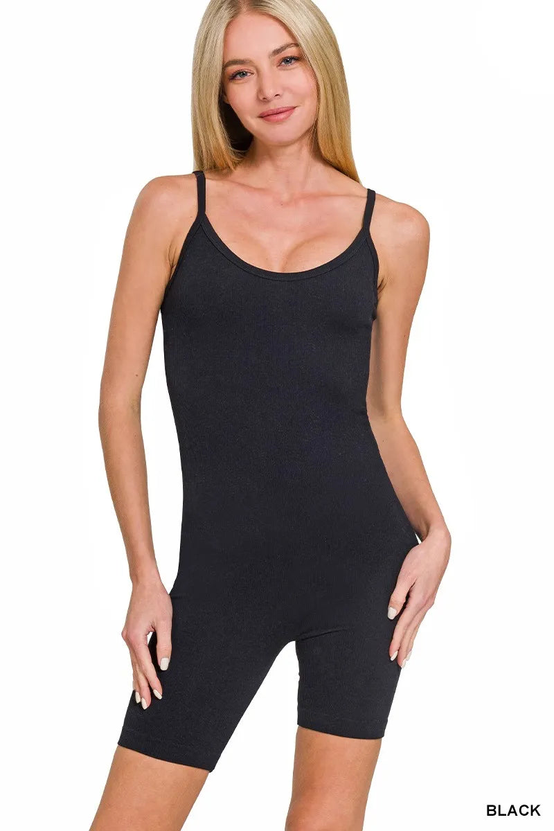 Ribbed Seamless Bodysuit