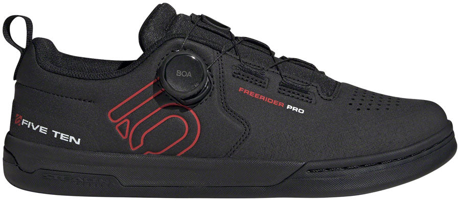 Five Ten Freerider Pro BOA Flat Shoes - Men's Core Black/Red/FTWR White 7