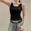 Oversized Pure Cotton Sling Vest