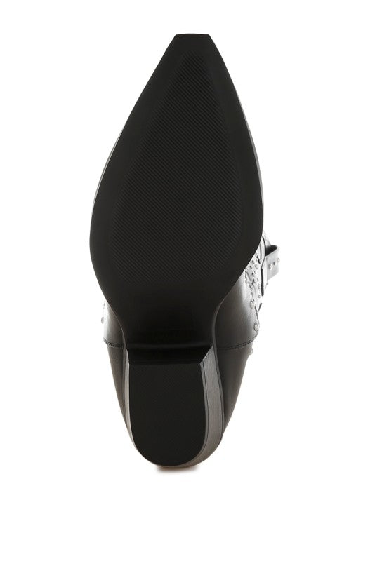 Dockery Studs Embellished Cowboy Boots