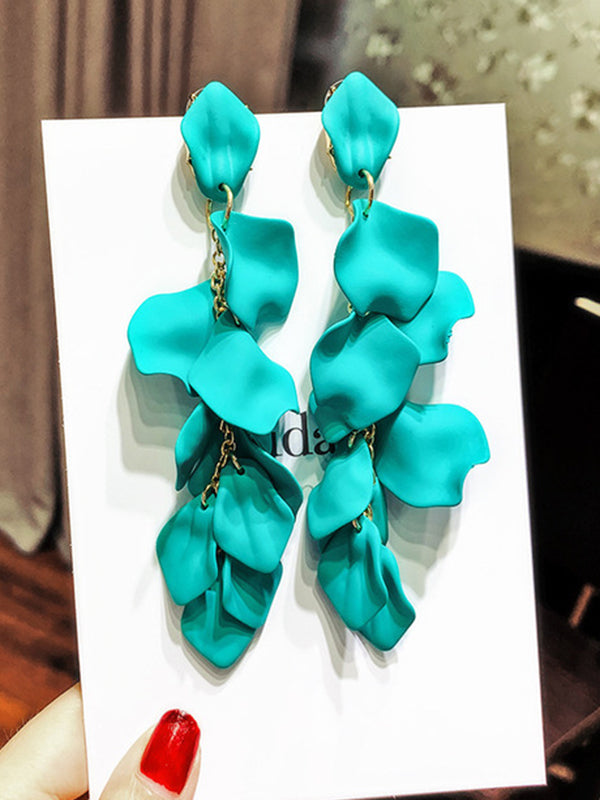 Chic Tasseled Acrylic Earrings