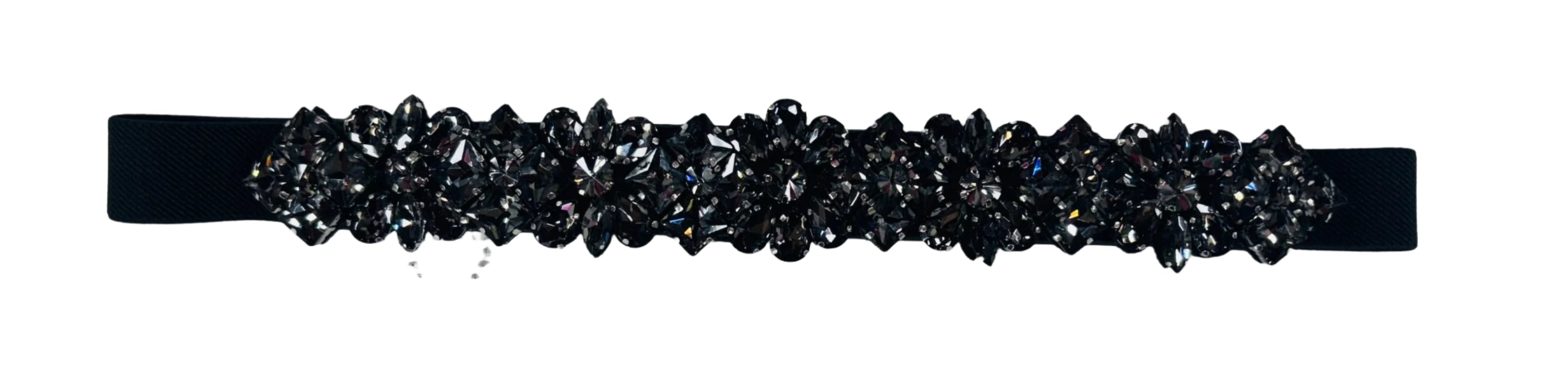 Frank Lyman Crystal Embellished Belt A19505U