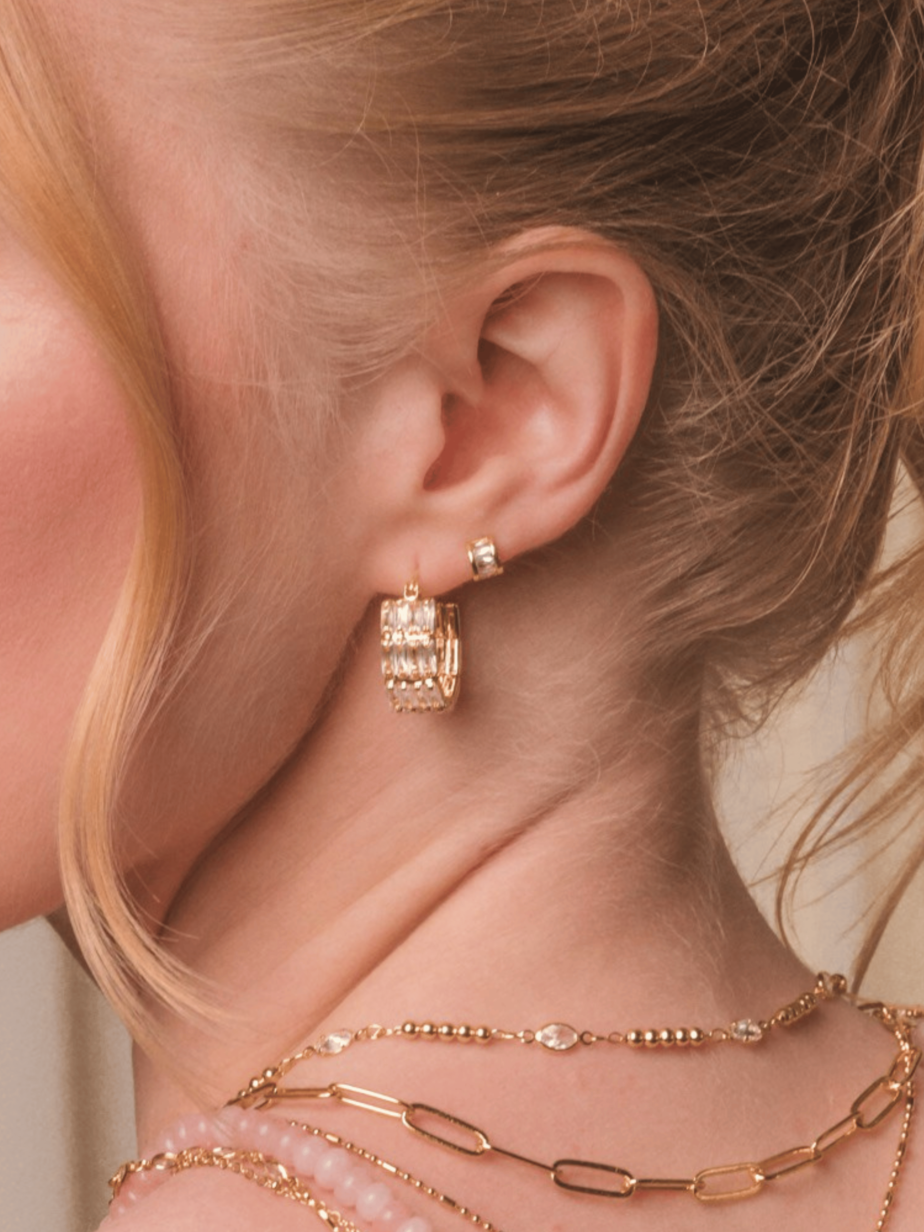 August Hoop Earring