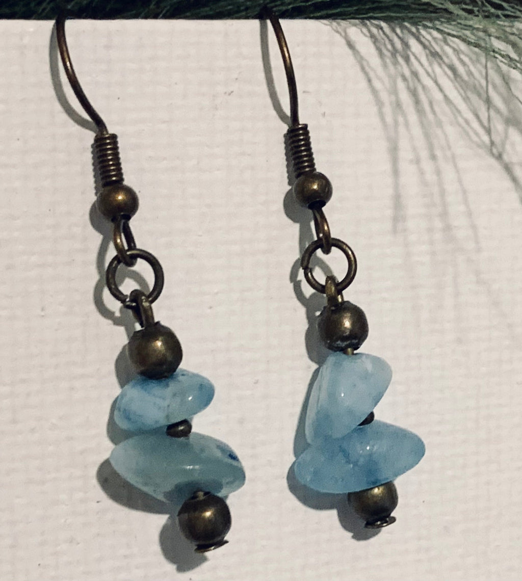 Arielle Handmade Aquamarine Earrings