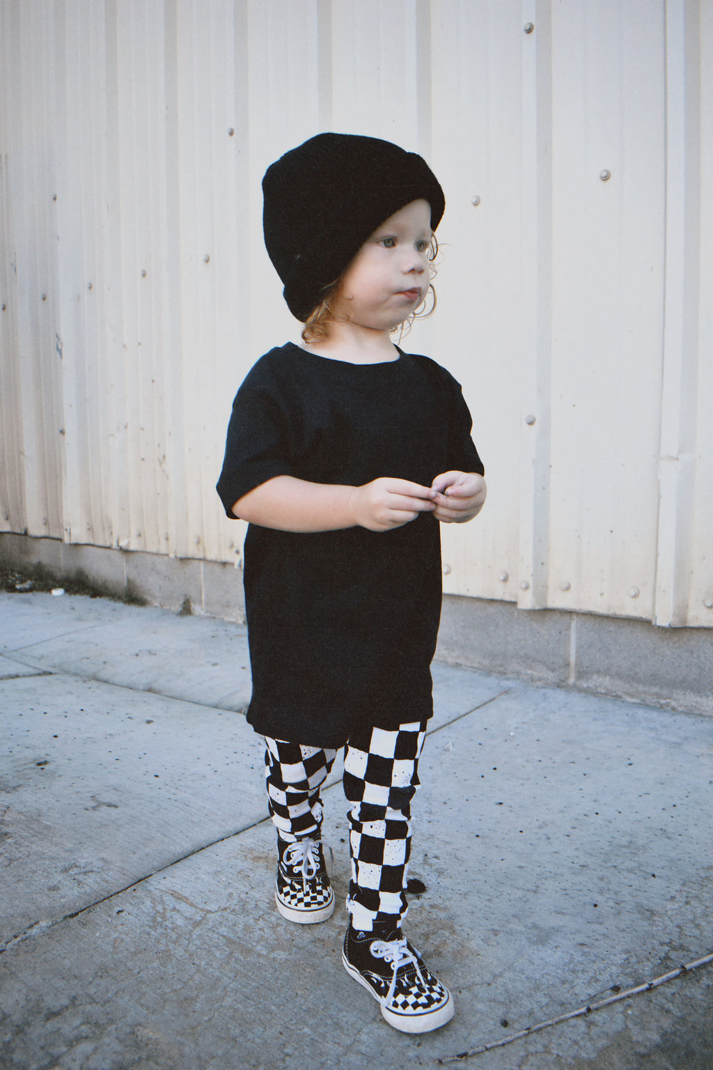 Checkered leggings