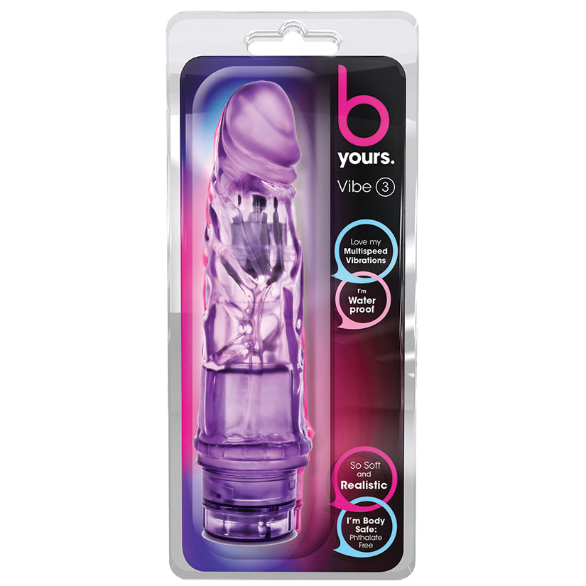B Yours Vibe 3-Purple  7.75"