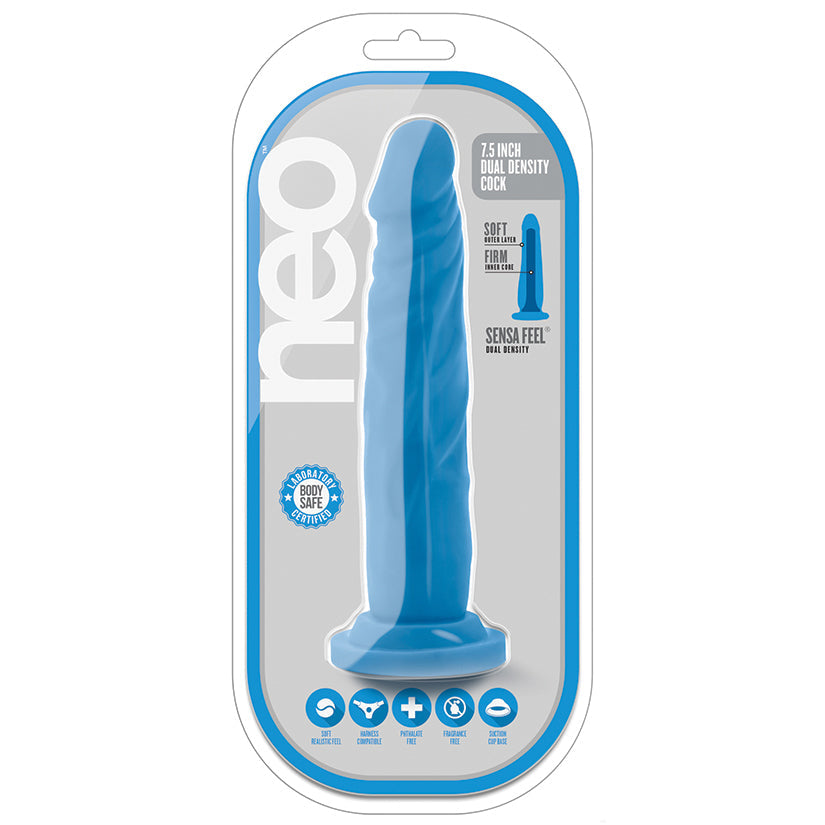 Neo Dual Density Cock-Neon Blue 7.5"
