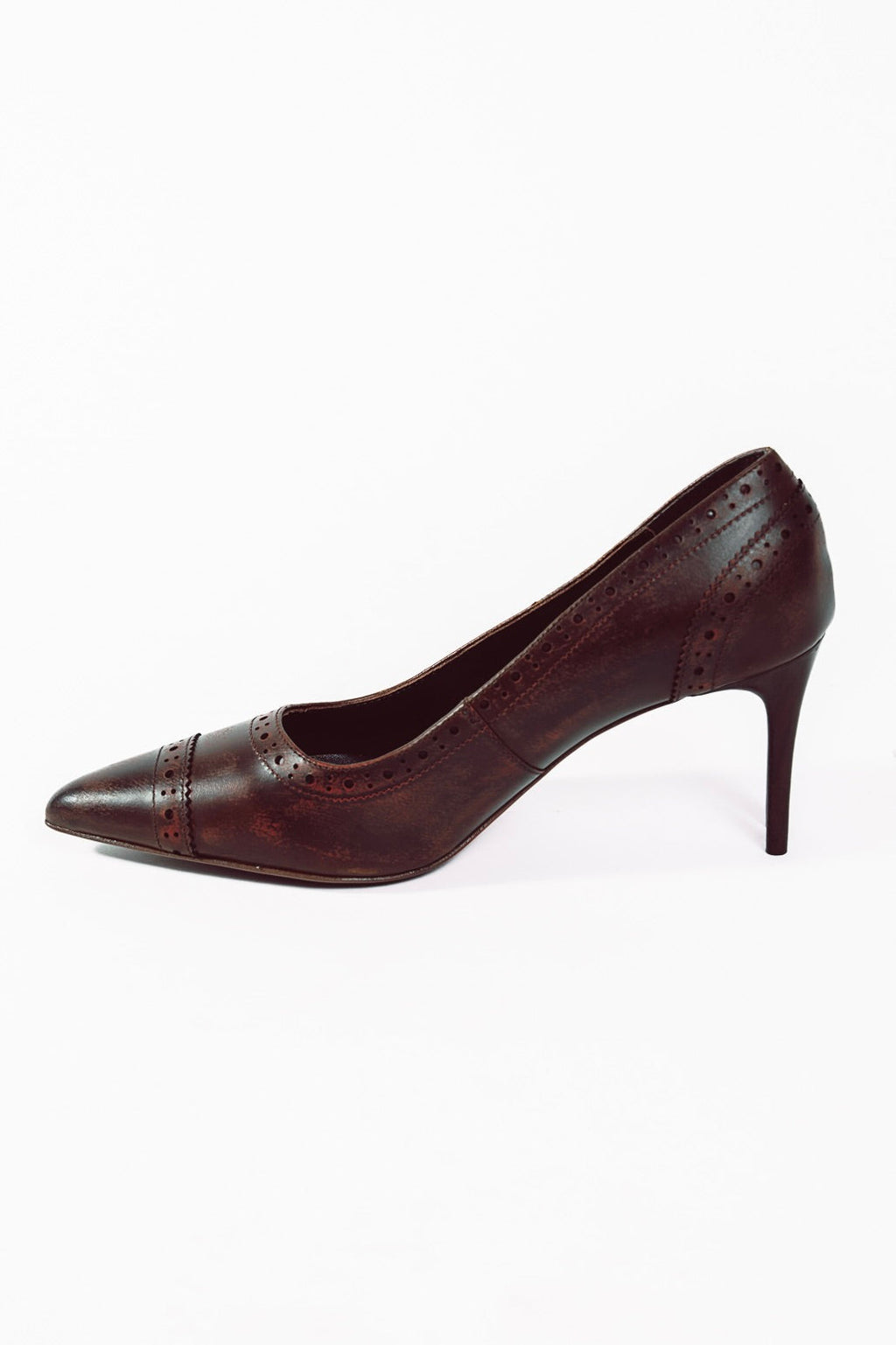 Double Stiletto Oxford Heels