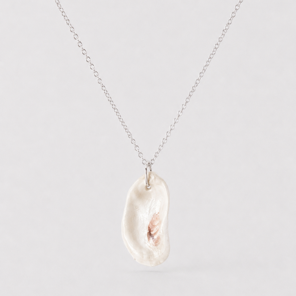 Oyster Shell Necklace ~ Wren