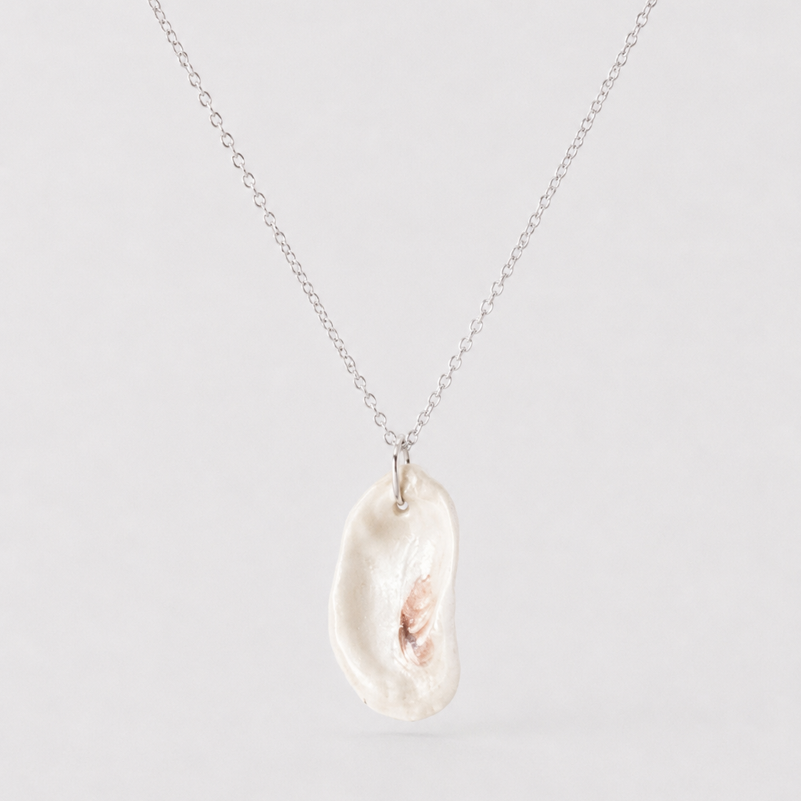 Oyster Shell Necklace ~ Wren