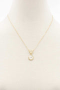 Double Flower Necklce