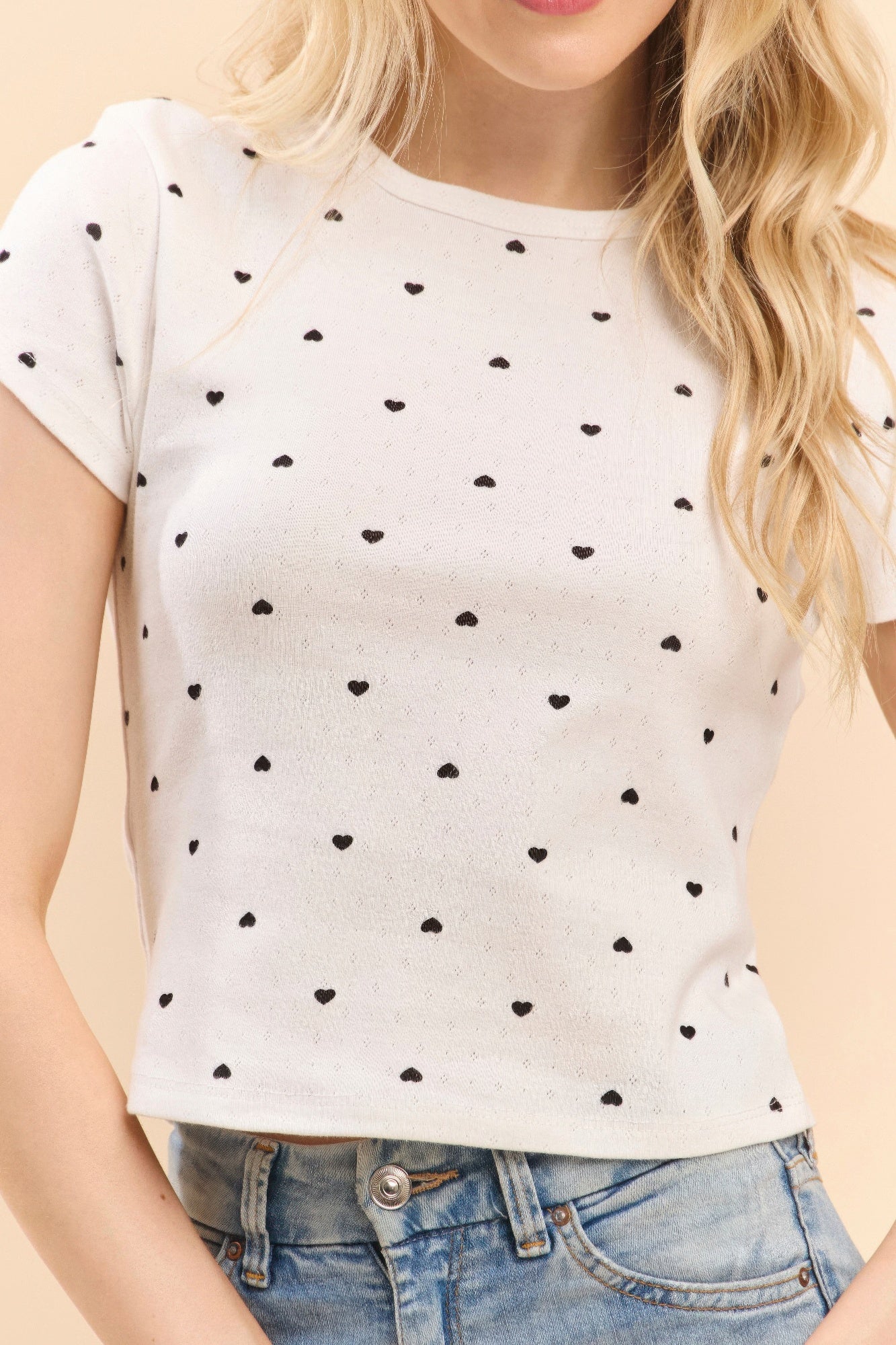 Short Sleeve Printed Baby Tee