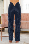 V Cut Cargo Pants