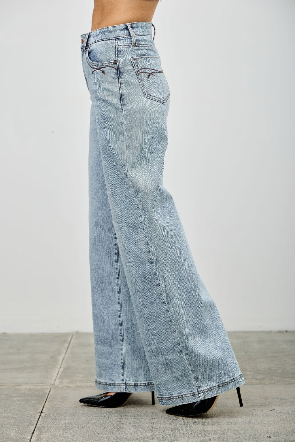 High Rise Wide Leg
