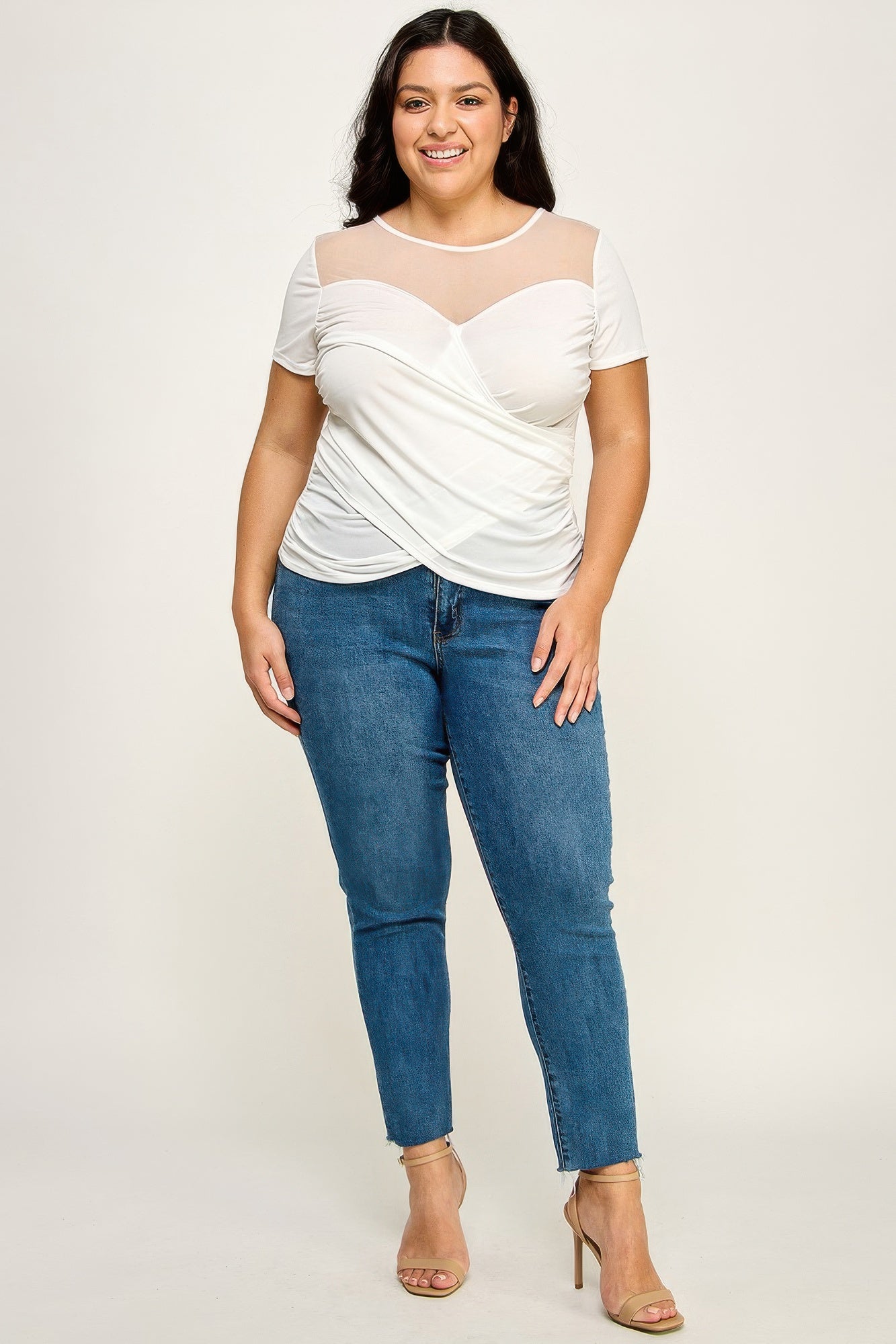 Mesh Wrap Top