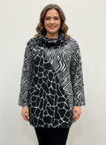 Thomas&olivia Printed Plus Size Blouse