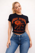 Rose Power Graphic Tee