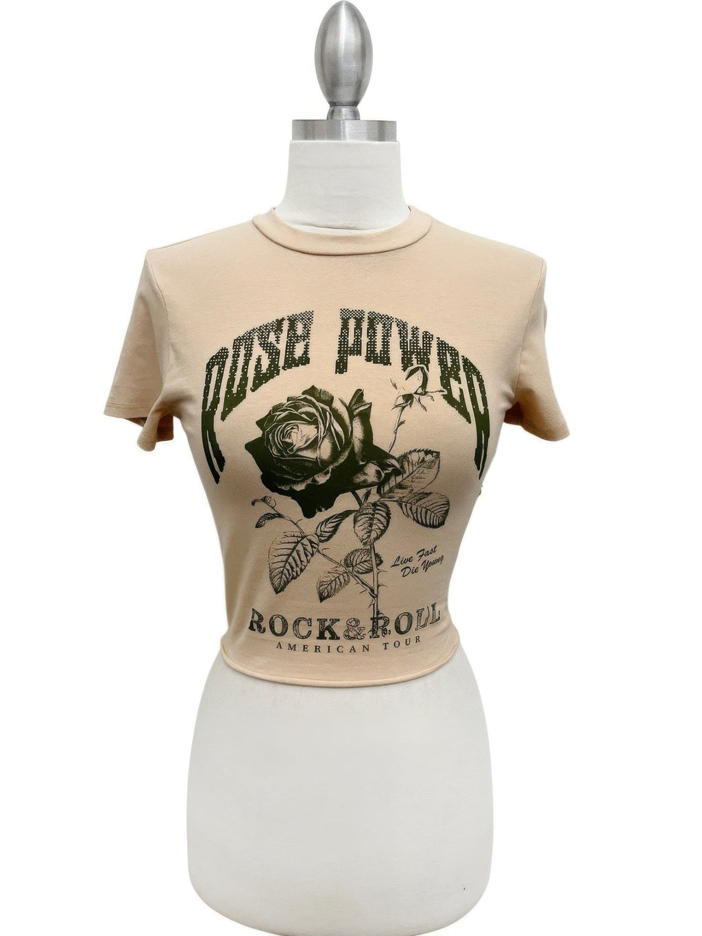 Rose Power Graphic Tee