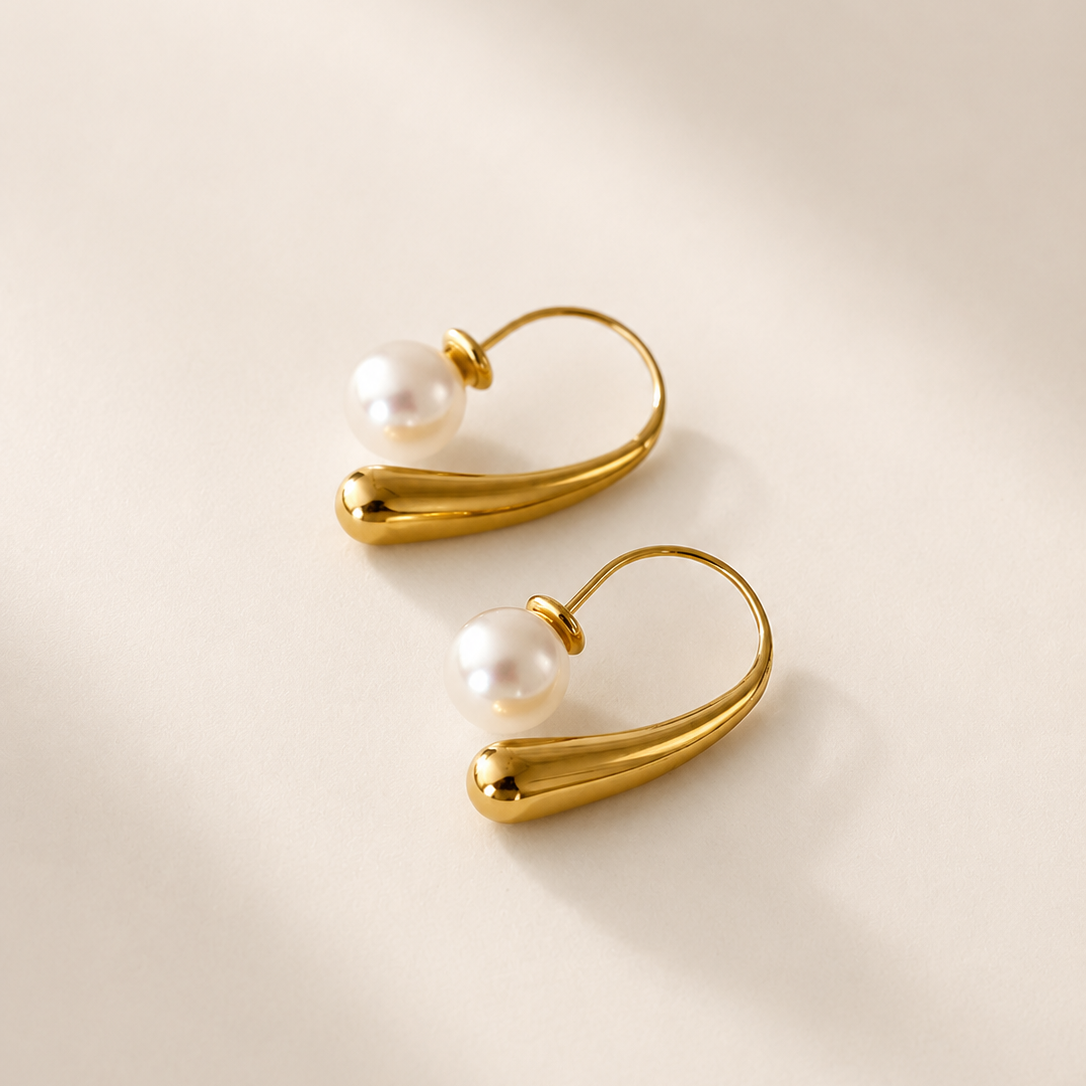 Gold Drop Earrings ~ Isla