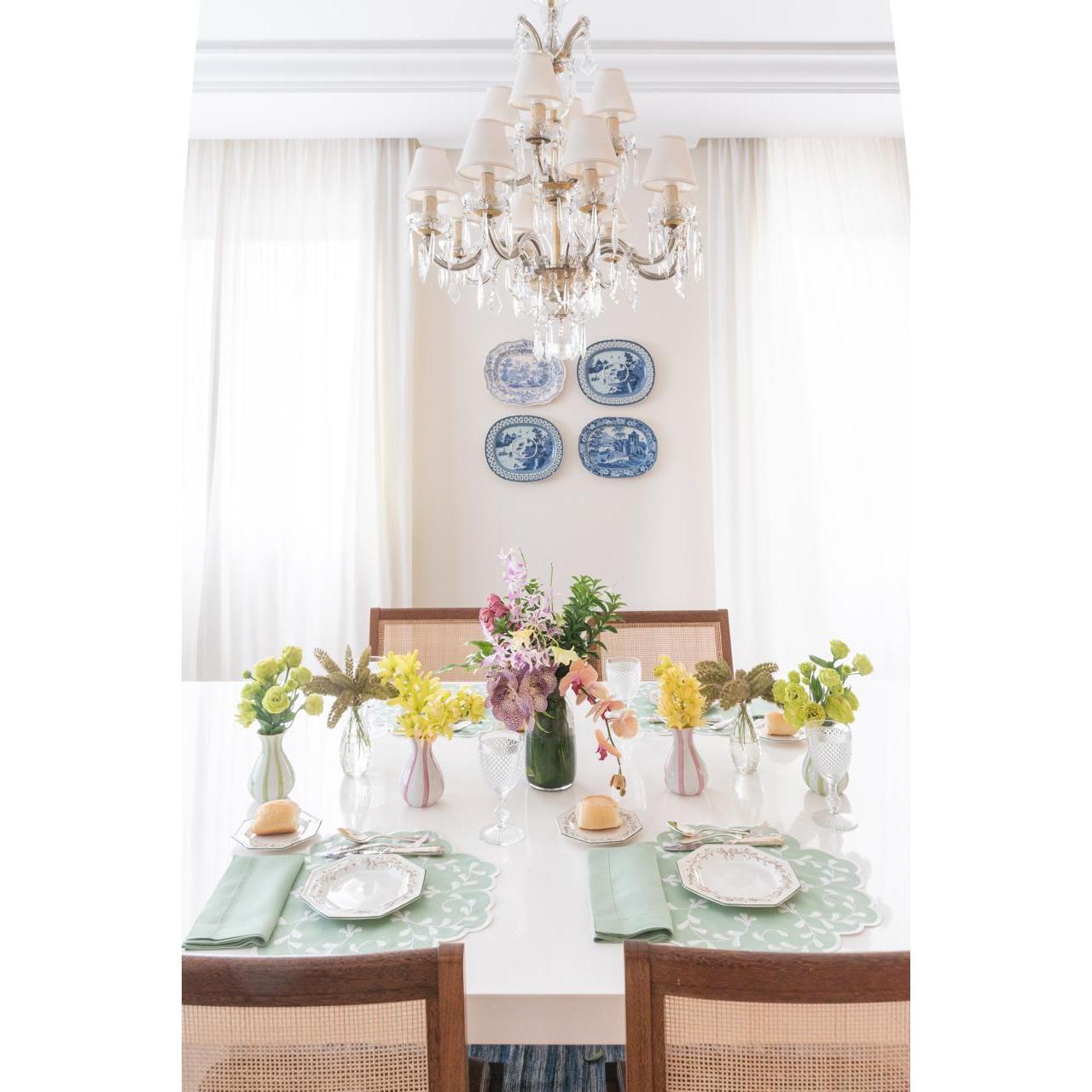 Classic Celadon Linen Napkin & Placemat Set