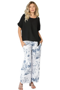 Cherishh Made In Italy Linen Top C6107