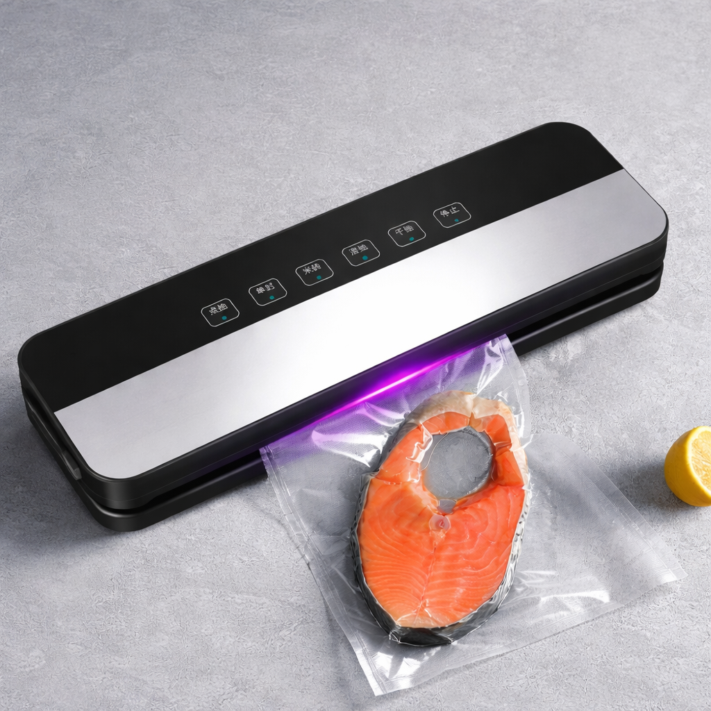 Vacuum Sealer Machine for Food Storage Dry Wet Auto Seal Cutter Touch Control 80KPa