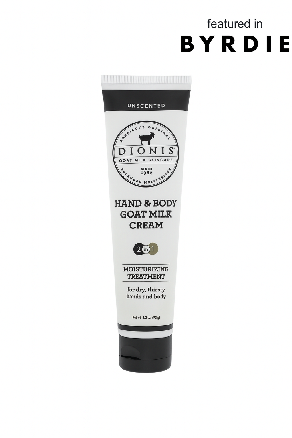 Dionis Unscented Hand & Body Goat Milk Cream