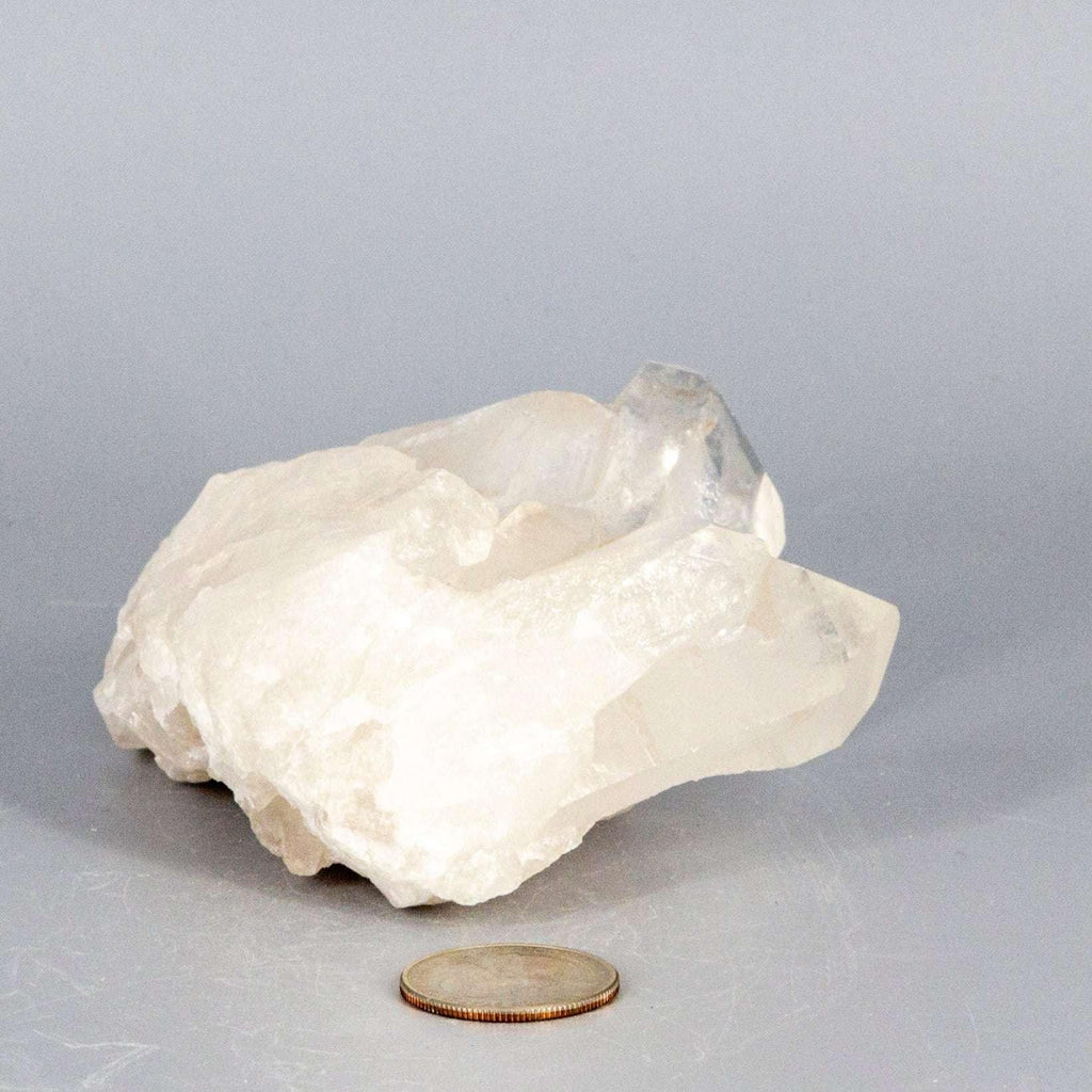 Clear Quartz Crystal Point Cluster Raw Natural Stone
