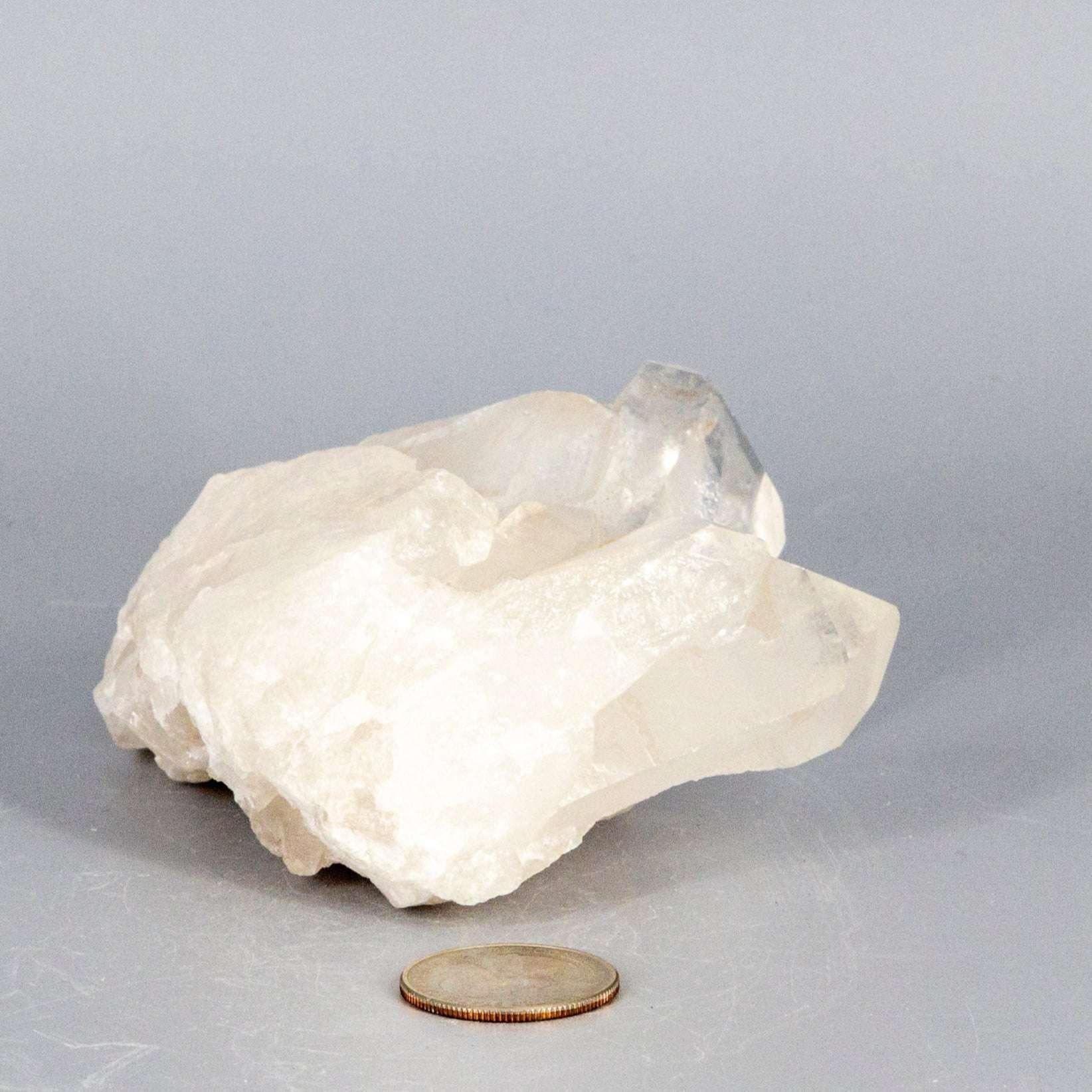 Clear Quartz Crystal Point Cluster Raw Natural Stone